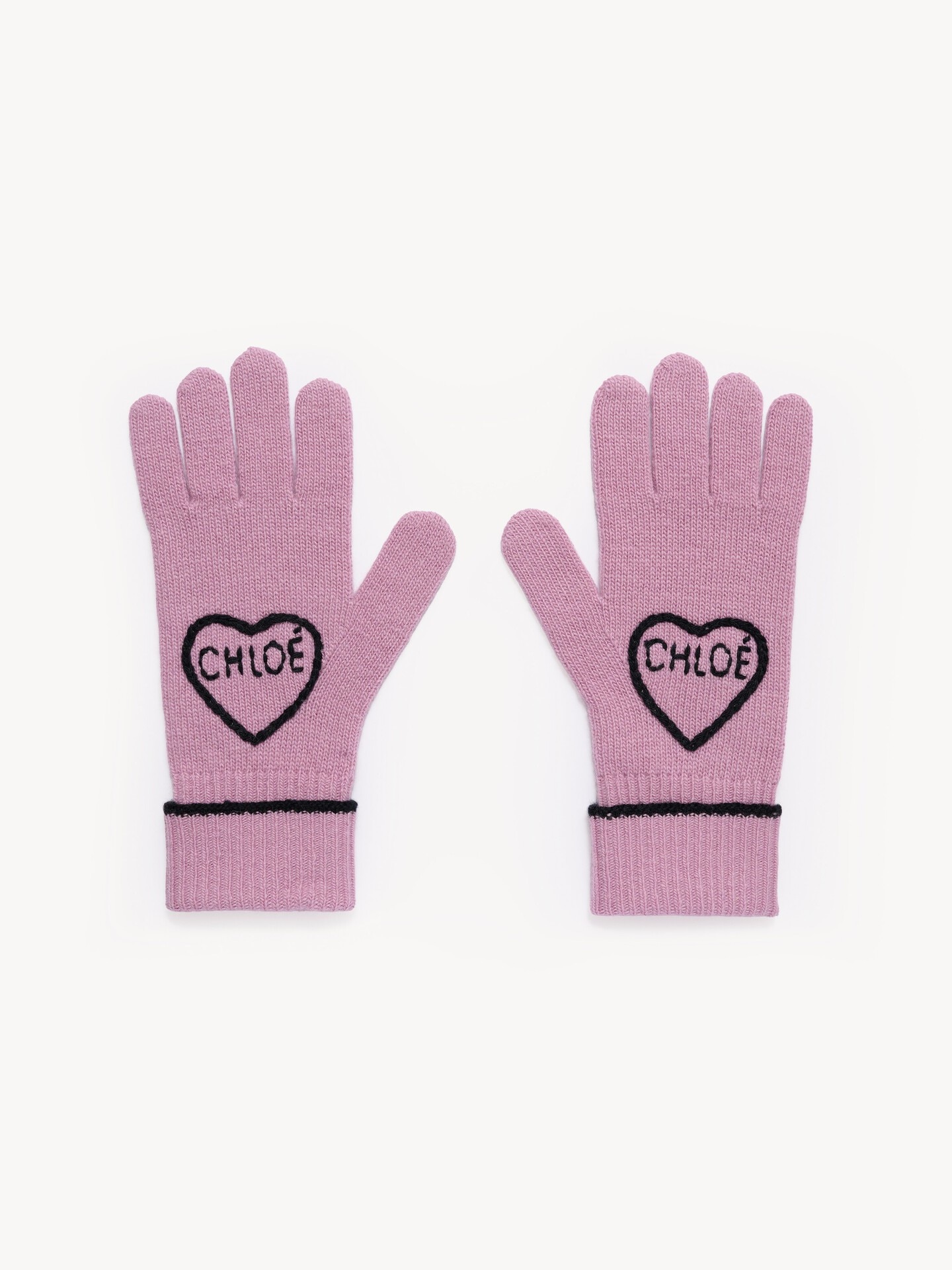 The Chlo&eacute; Encoeur gloves in wool & cashmere - 1