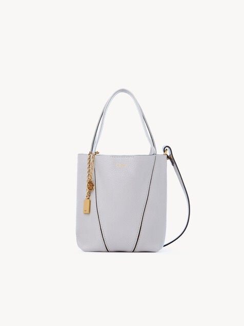 Small Chlo&eacute; Spin tote bag in grained leather