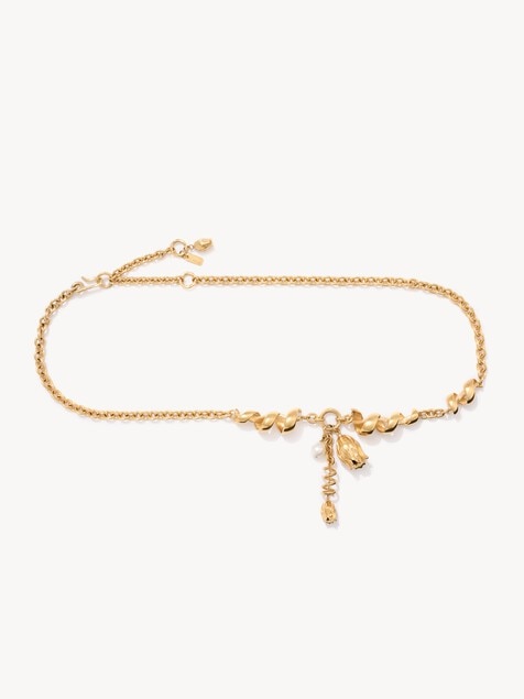 The Chlo&eacute; Tulip jewelry belt