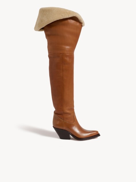 Azelan thigh high boot
