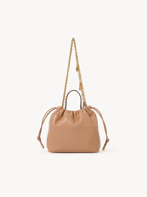 Mini Chlo&eacute; Icons shoulder bag with chain in soft leather