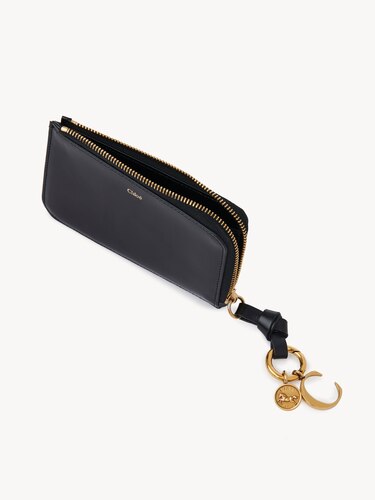 ✨未使用展示品・箱付き✨　Chloe ミニ財布　ALPHABETウォレット　黒色 Chloe（クロエ） 財布 二つ折り財布 Alphabetコンパクト ウォレット