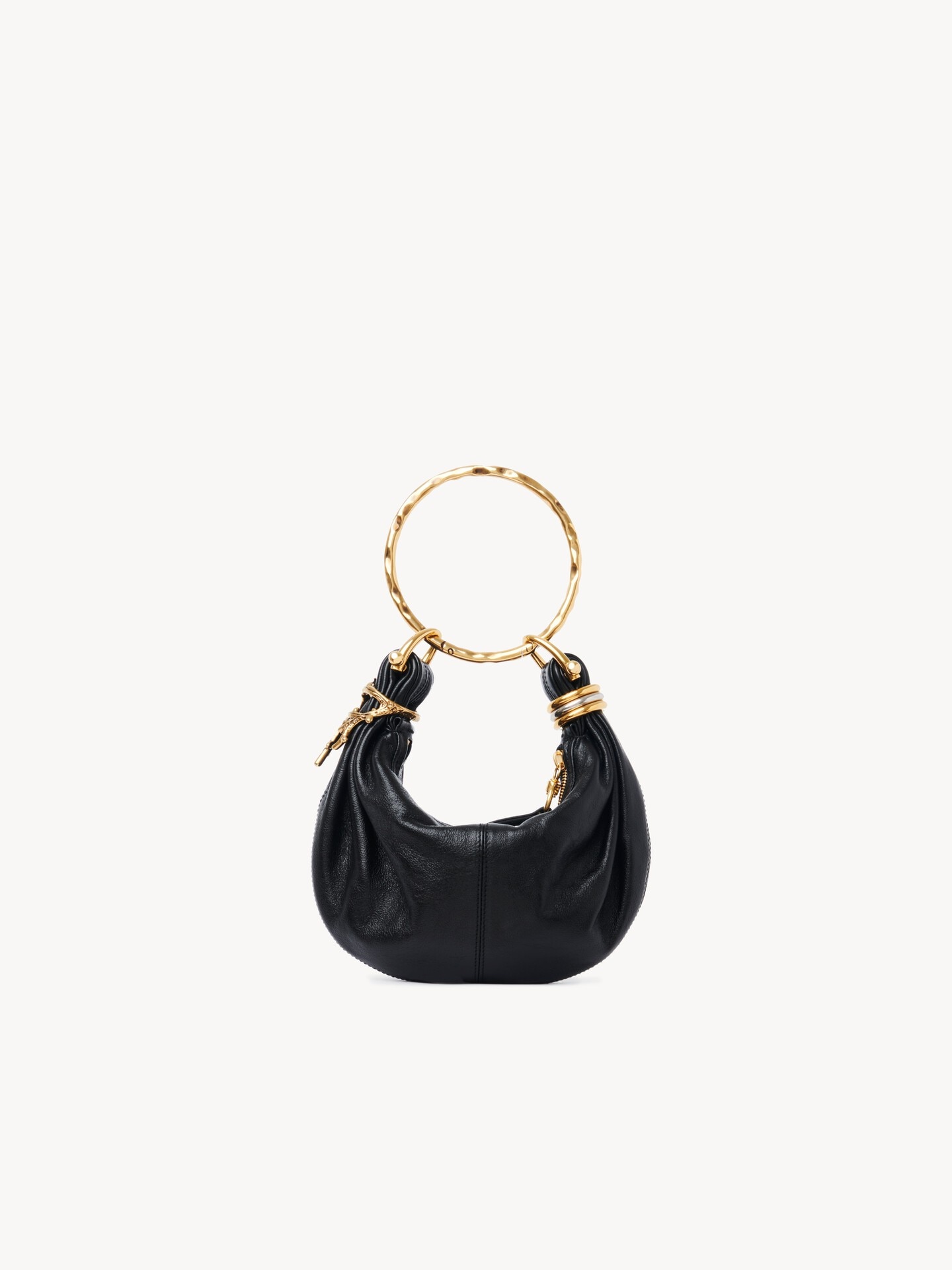 Bracelet Hobo bag mini in pelle granata - 1