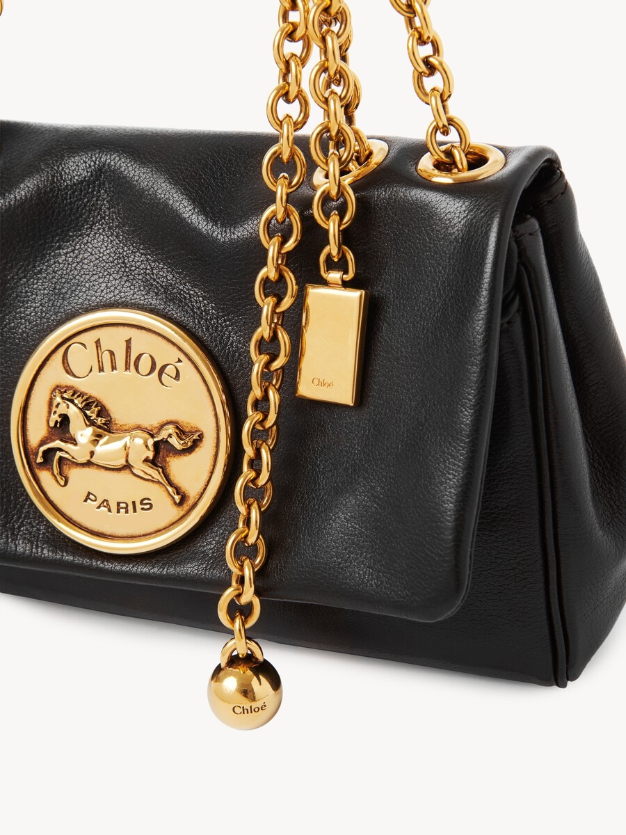 Small Chlo&eacute; Heritage shoulder bag in grained leather - 8