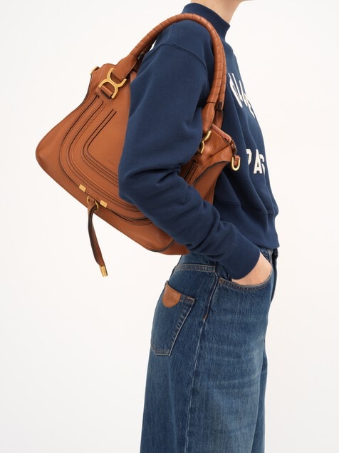 Marcie bag in grained leather