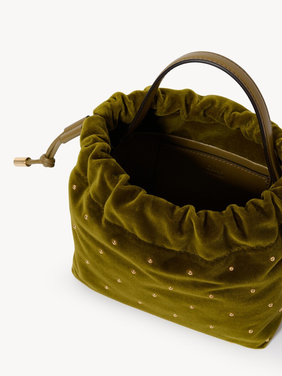 Minibolso de hombro Chlo&eacute; Icons con cadena de terciopelo con tachuelas - 5