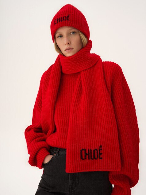 The Chlo&eacute; Joyful beanie in wool & cashmere