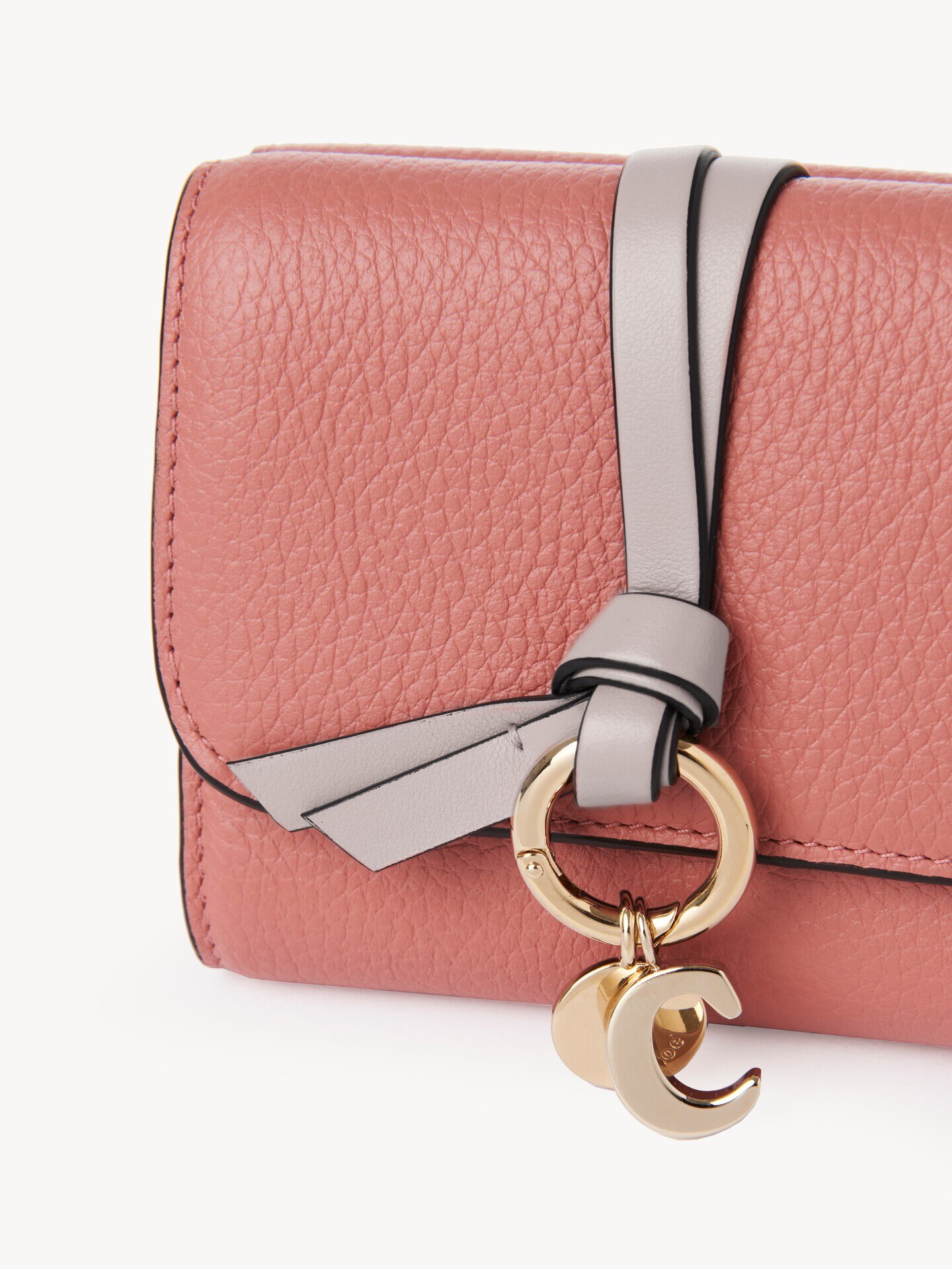 chloeさま専用 シャイニーレザー製コインポケット付きChloé Iconicスモールトリ