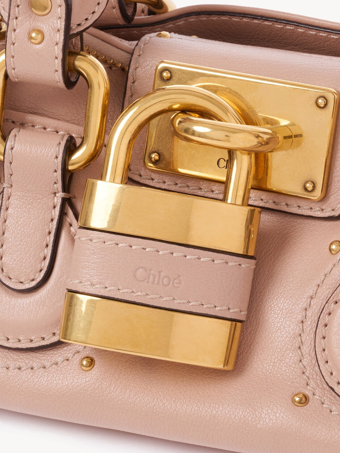 Small Paddington bag in grained leather - 9