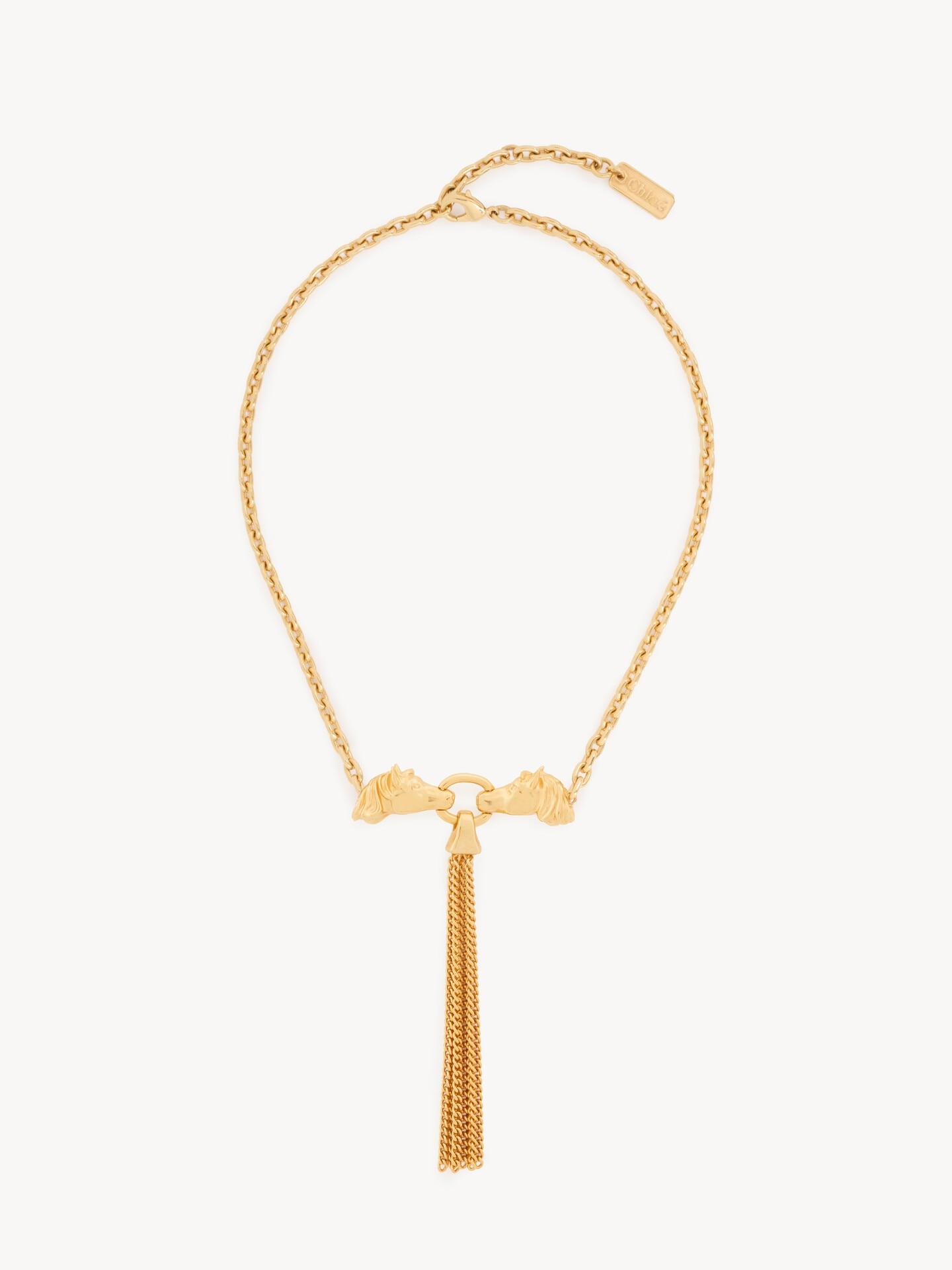 The Chlo&eacute; Chain Horse necklace - 1
