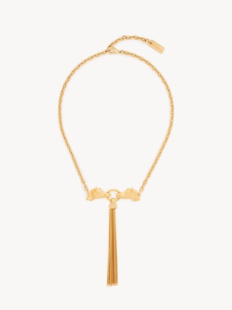 The Chlo&eacute; Chain Horse necklace