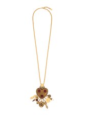 アクセサリー HIGH-END HERITAGE NECKLACE The Chloé Heartfull pendant necklace Burgundy - Chloé