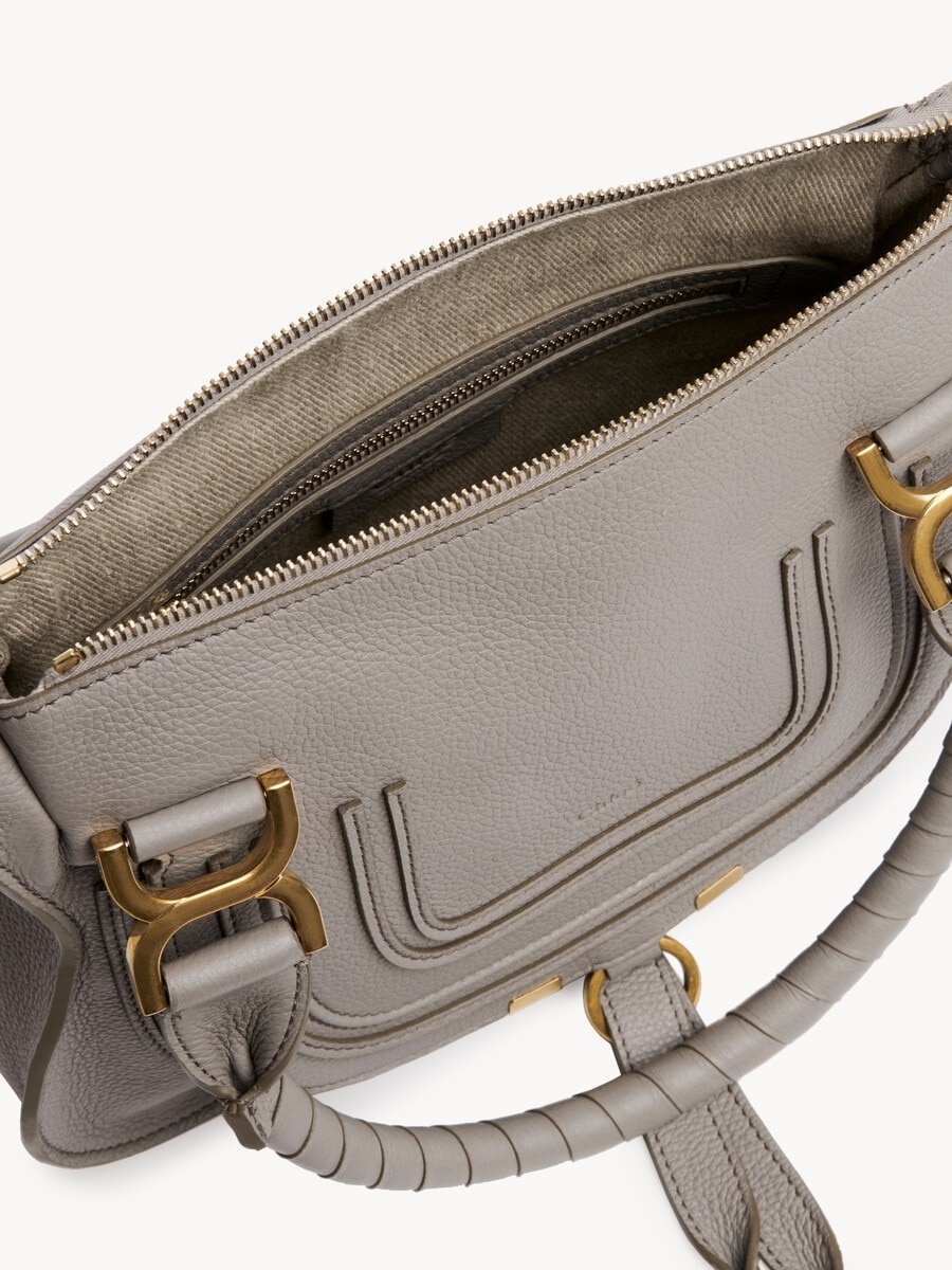 Small Marcie bag in grained leather - 5