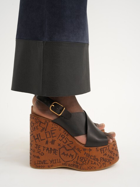 Maxime wedge sandal