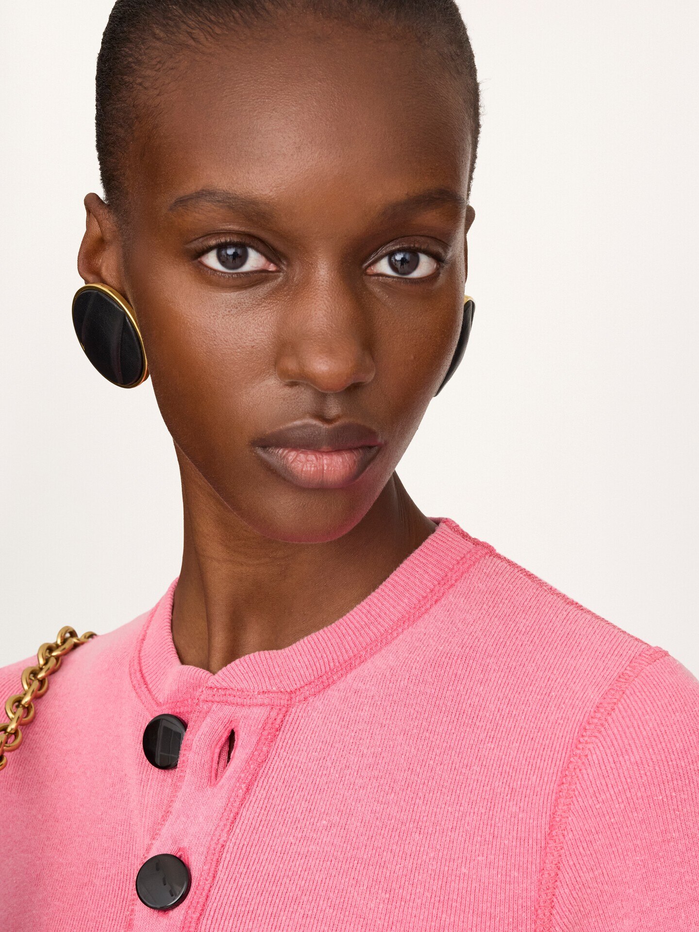 Kurz&auml;rmeliges Henley-Shirt aus Baumwolljersey - 6