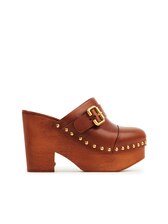 Jeannetteウェッジクロッグ ブラック - Chloé