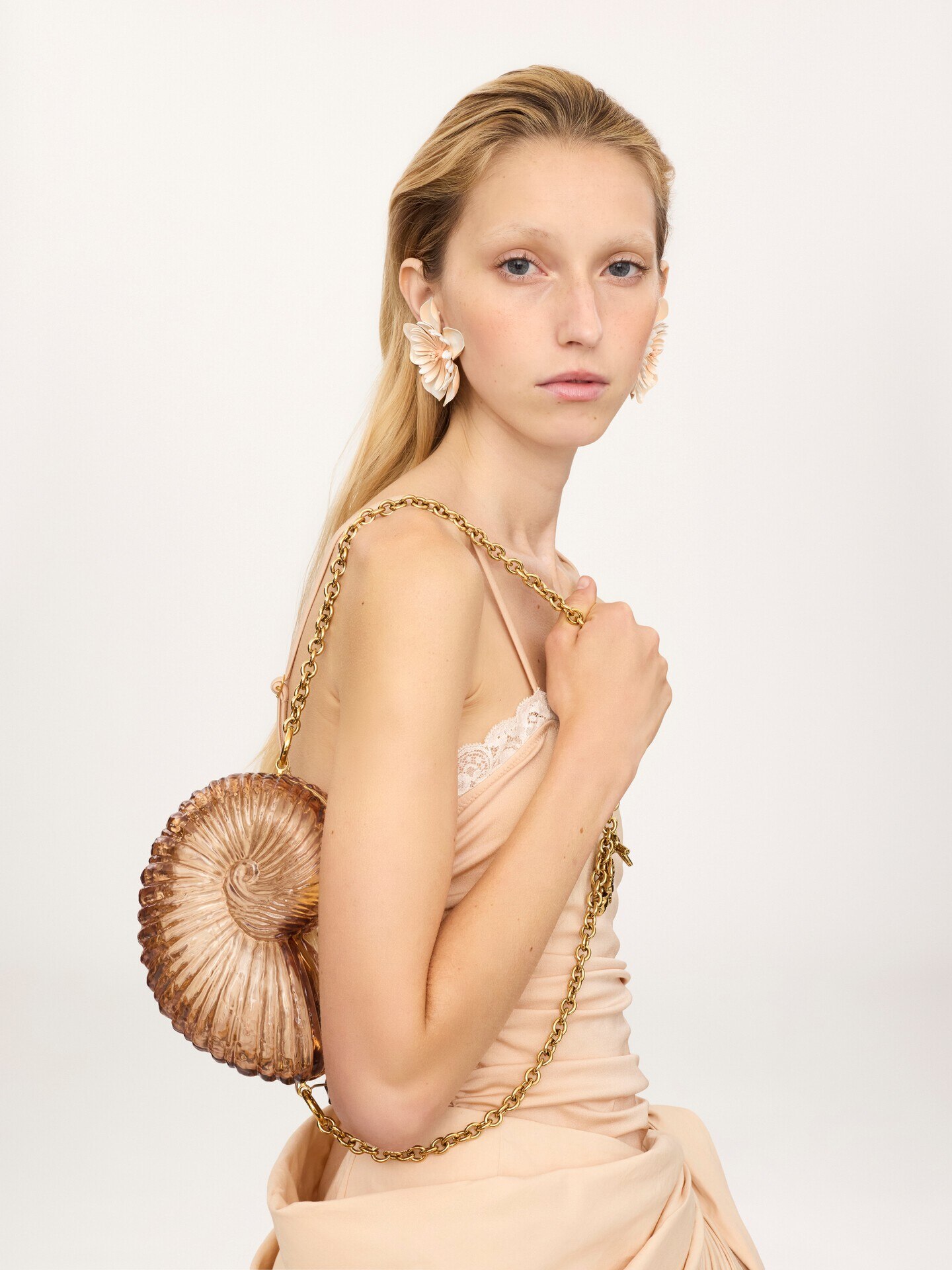 Sea Treasures shell minaudi&egrave;re in plexiglass - 3