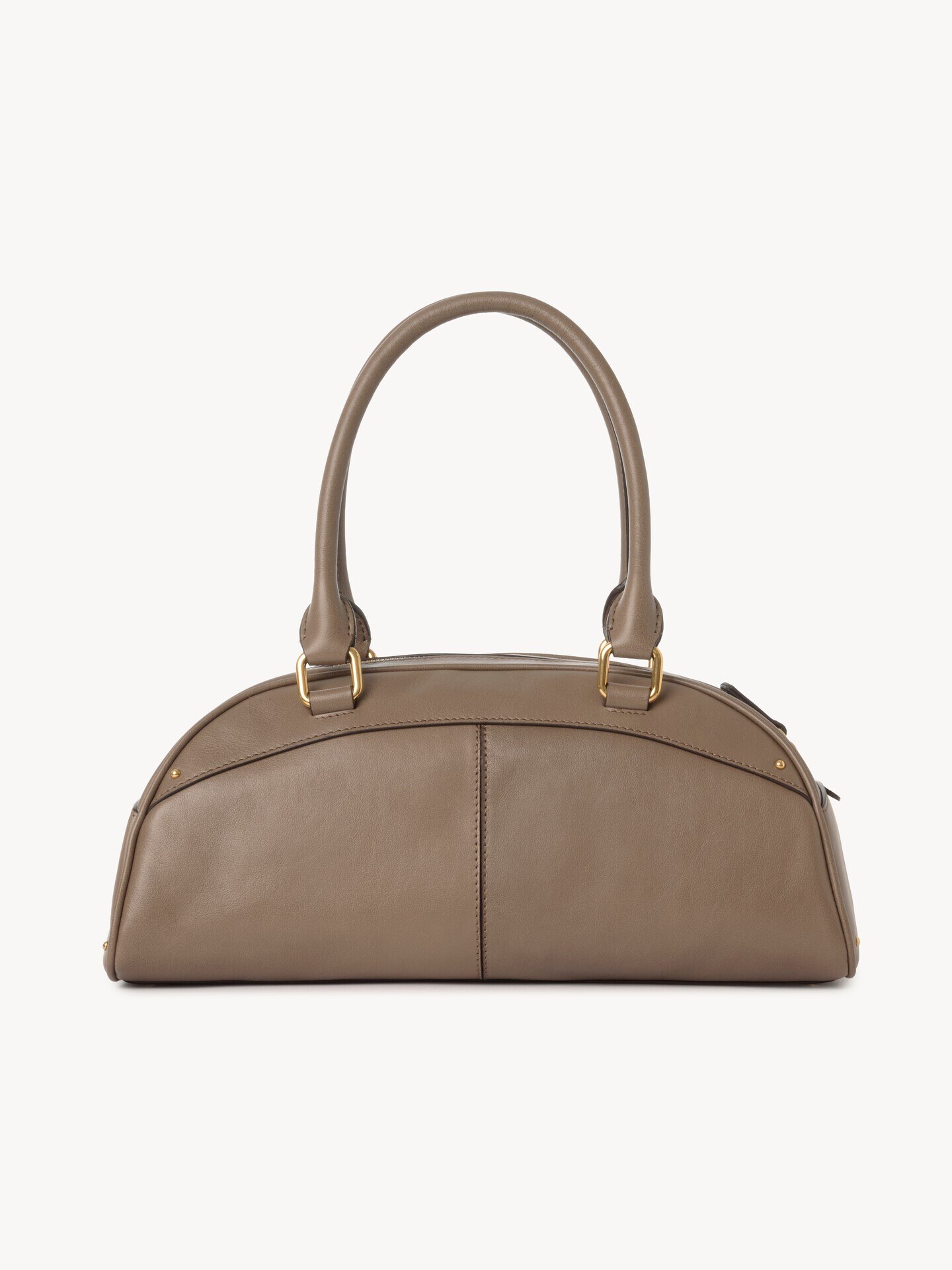 Sac Chlo&eacute; Bowling en cuir lisse - 5