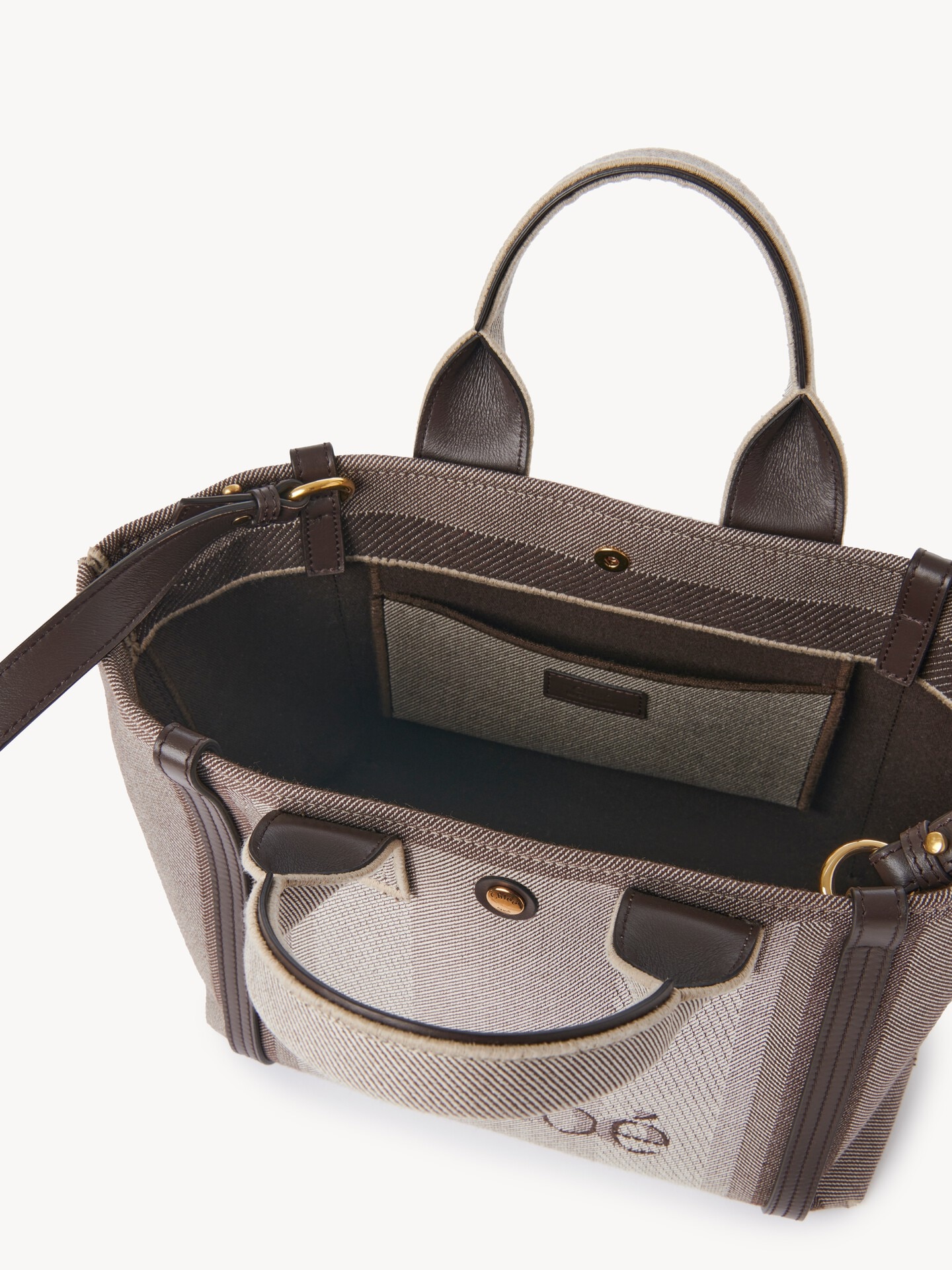 Small Chlo&eacute; Carry tote bag in canvas - 8
