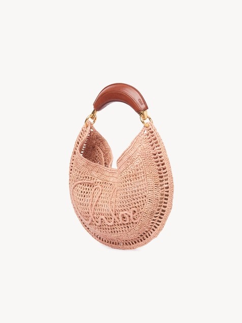 Summer Banana Hobo Bag aus geflochtenen Fasern