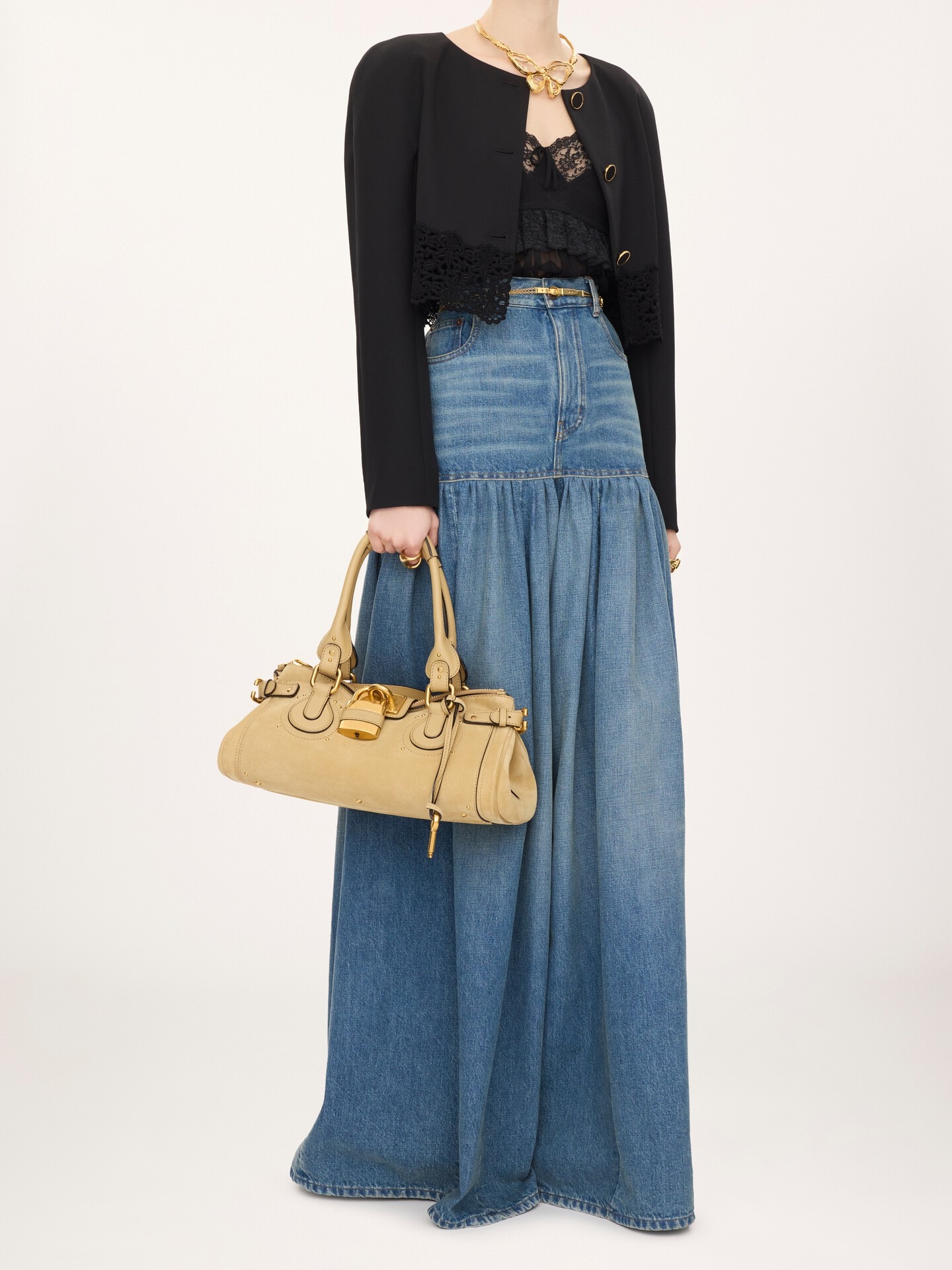 Paddington bag in suede leather - 8