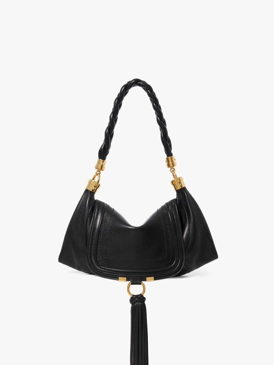 Small Marcie Foulard hobo bag in soft leather - 2