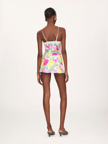 Garden-print bodysuit - 6