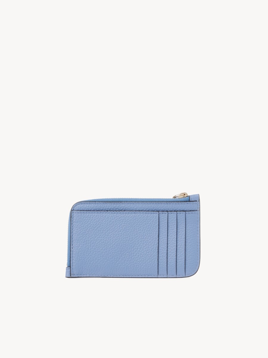 Alphabet wallet in grained leather - 4