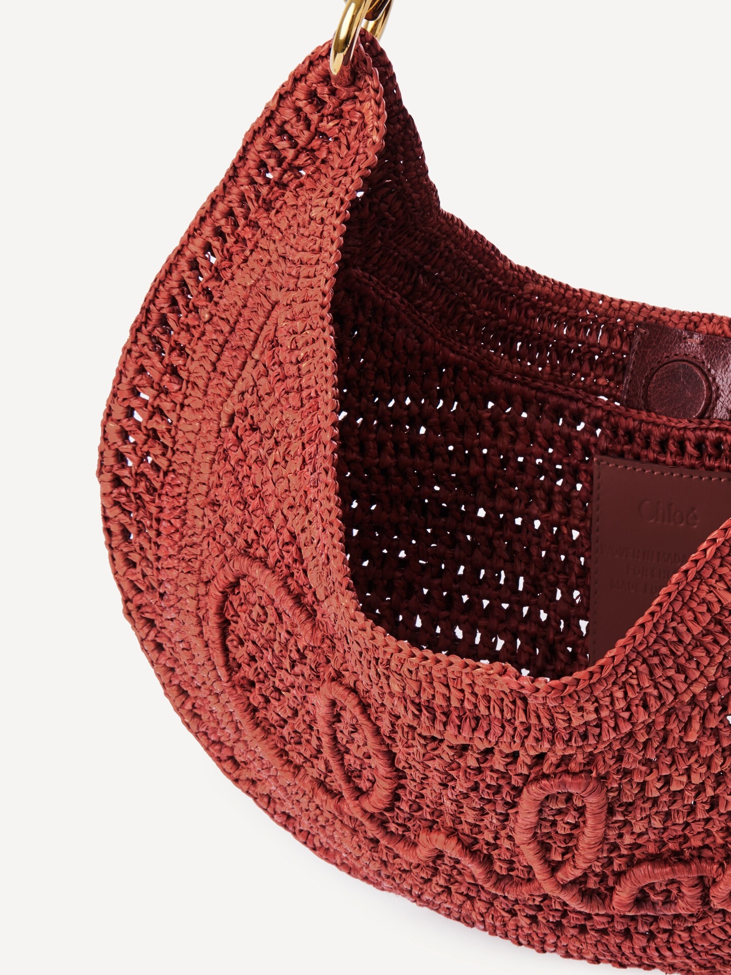 Summer Banana hobo bag in raffia - 5.0