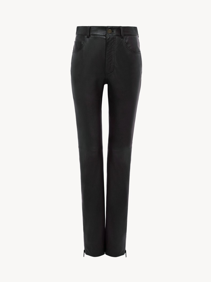 Slim pants in leather - 2