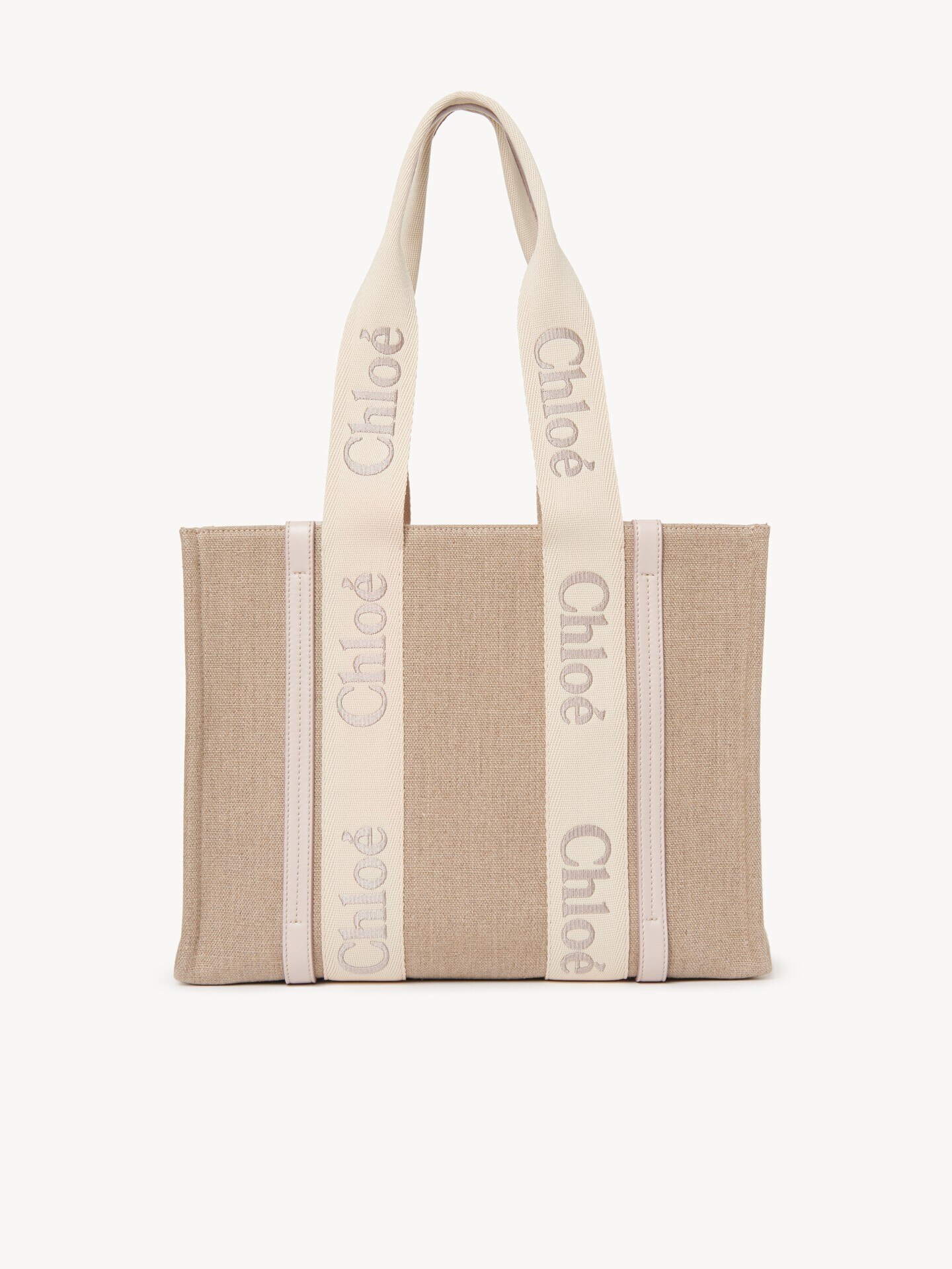Woody tote bag in linen - 2