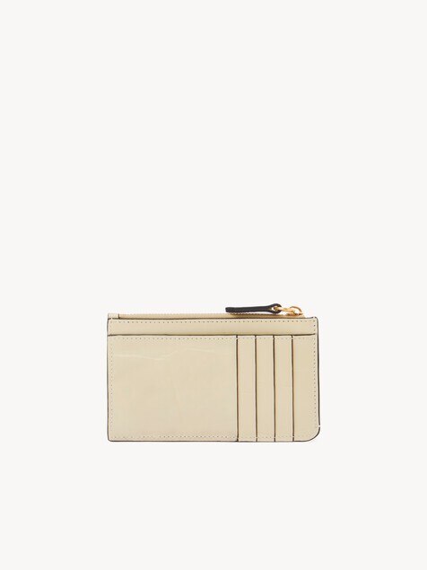 Small Chlo&eacute; Iconic purse with card slots in croco-effect leather