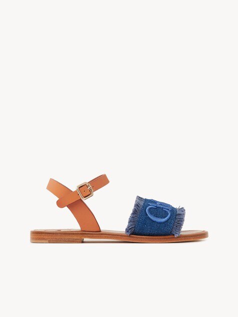 Kid's denim sandals