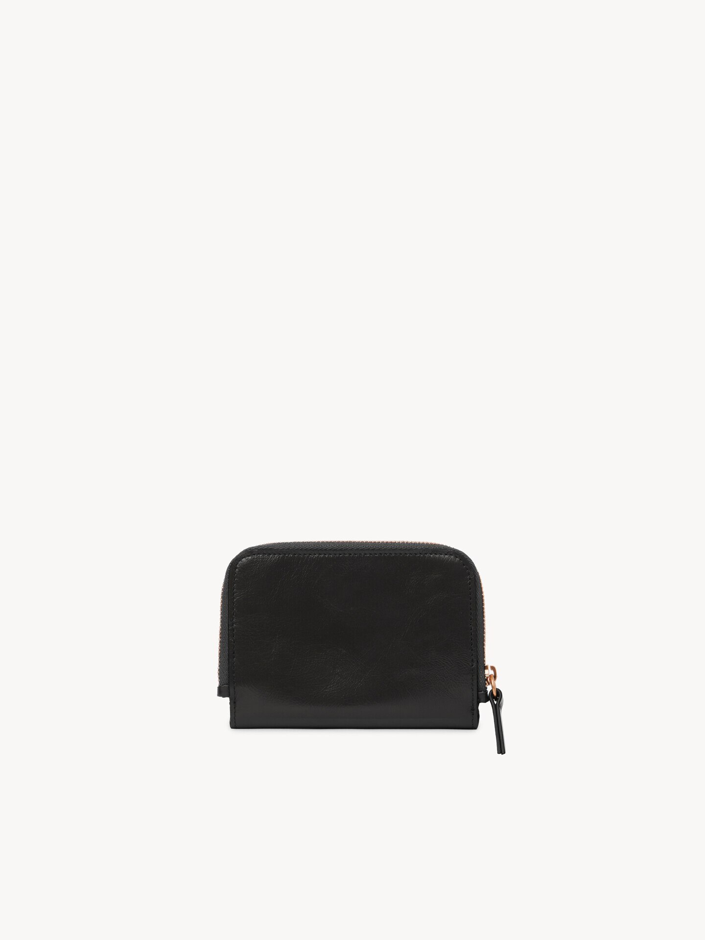 Alphabet bi-fold wallet in shiny leather - 5