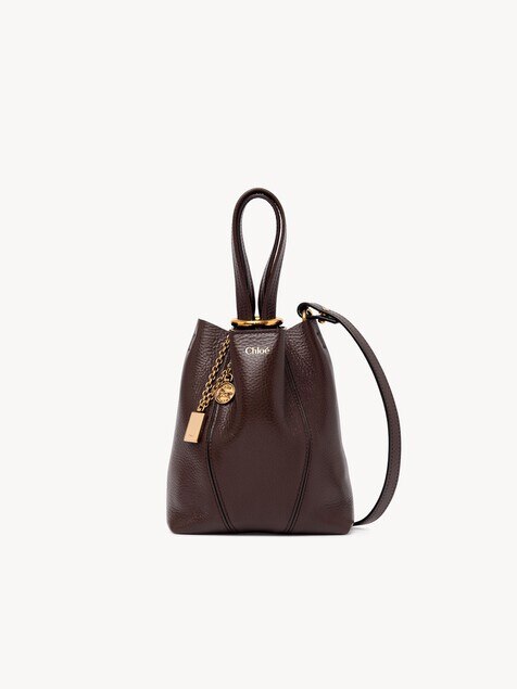 Small Chloé Spin tote bag in grained leather