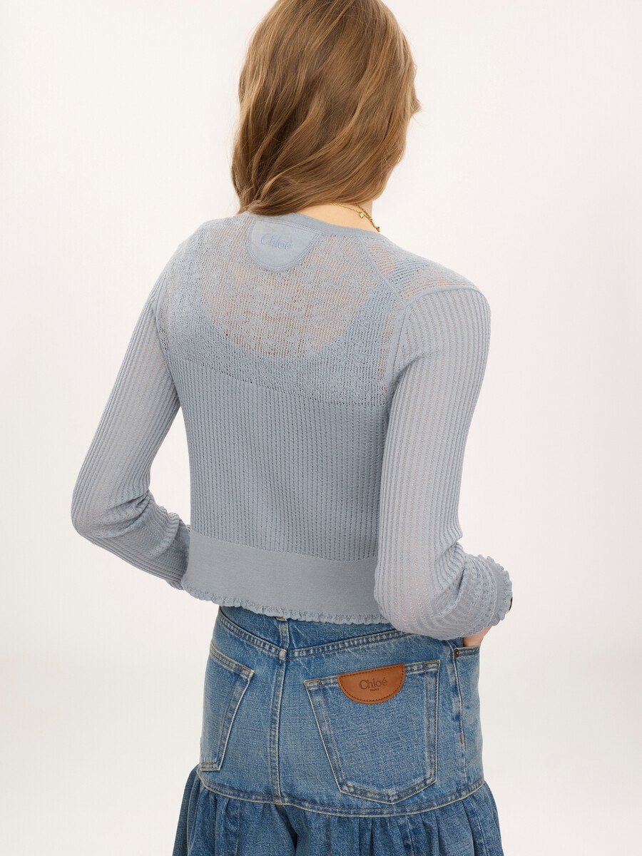 Twin set in a superfine wool knit - 5