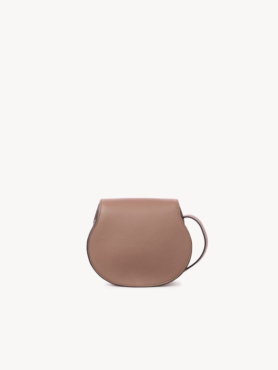 Bolso saddle peque&ntilde;o Marcie de cuero granulado - 4