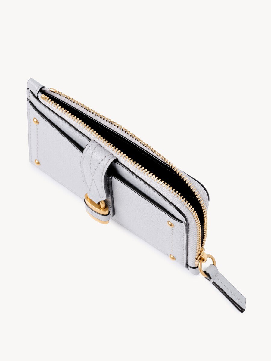 Small Paddington purse with card slots in grained leather - 4