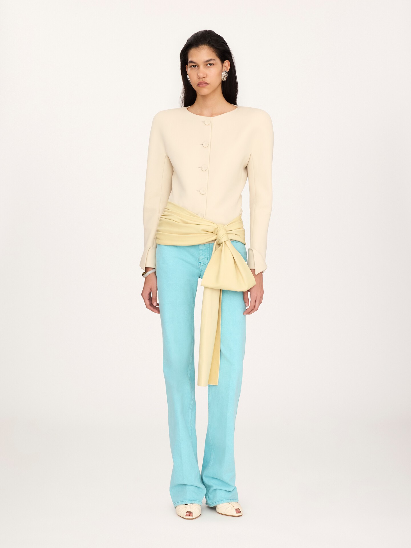 Jeans dritti in denim - 3