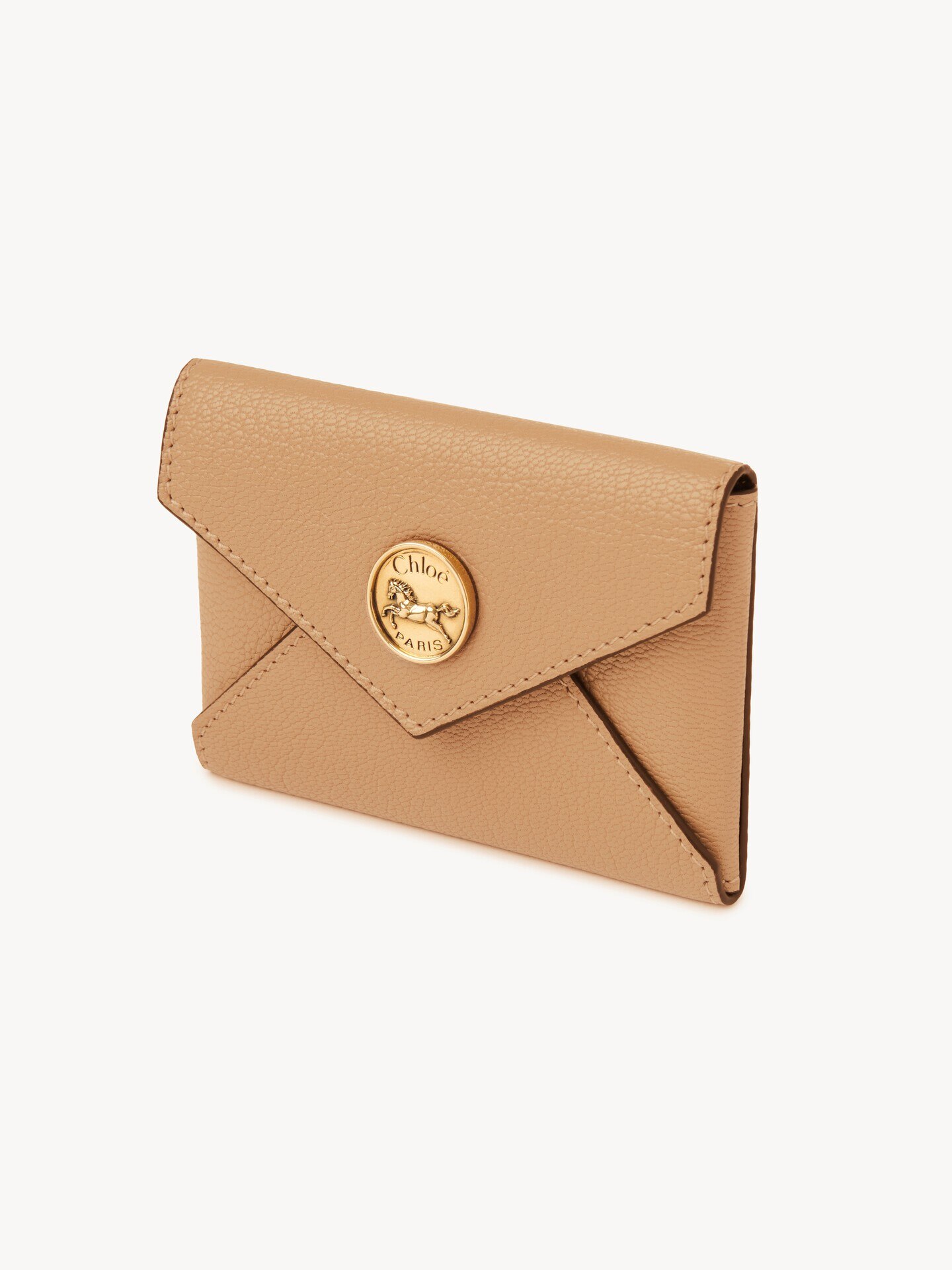 Envelope card holder in grained leather - 3