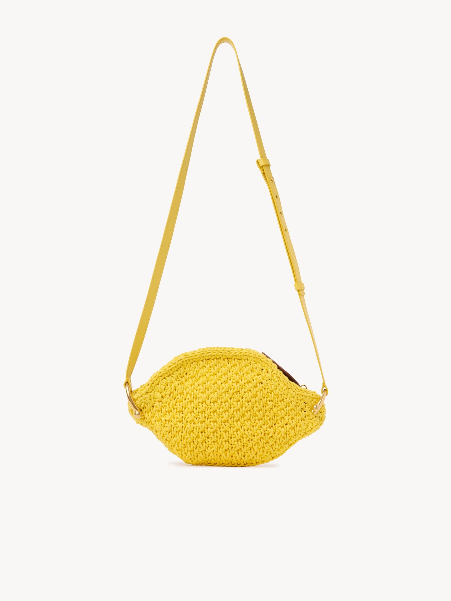 Chlo&eacute; Tropicus Lemon crossbody bag in waxed cord - 5