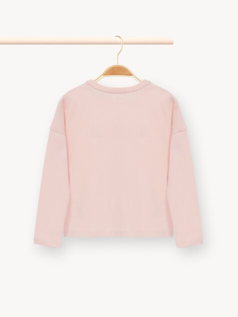 Kids' long-sleeved logo top