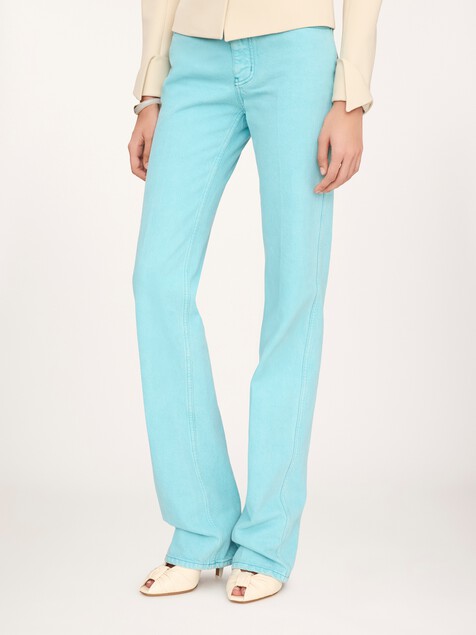 Straight denim jeans