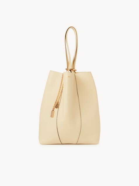 Chlo&eacute; Spin tote bag in grained leather