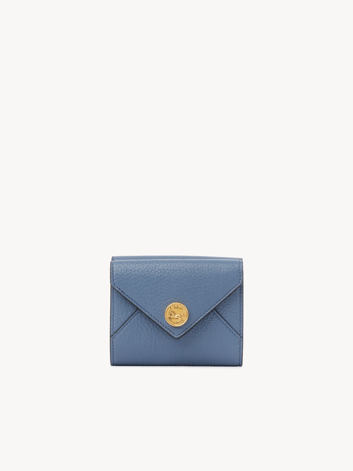 Small Envelope tri-fold in grained leather - 1.0