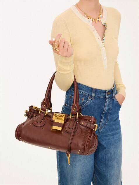 Paddington bag in grained leather