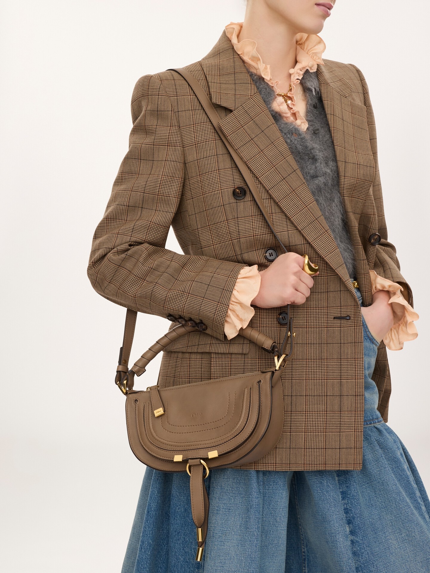 Mini Marcie shoulder bag in soft leather - 2.0