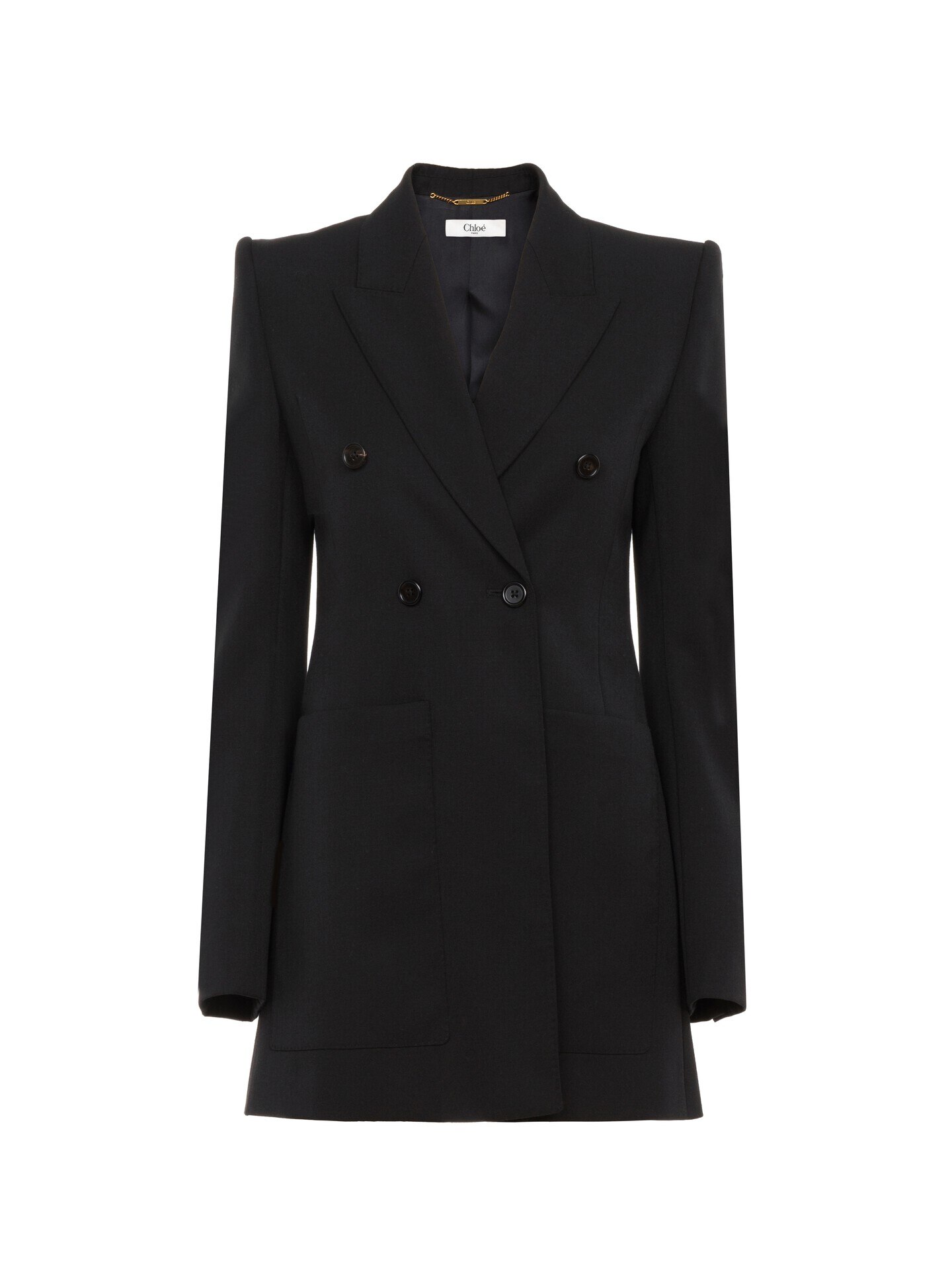 Rachel様　ルルウィルビー　2023年 ウールチノクルージャケットM 黒銀B Rachel様 ルルウィルビー 2023年 ウールチノクルージャケットM 黒銀B