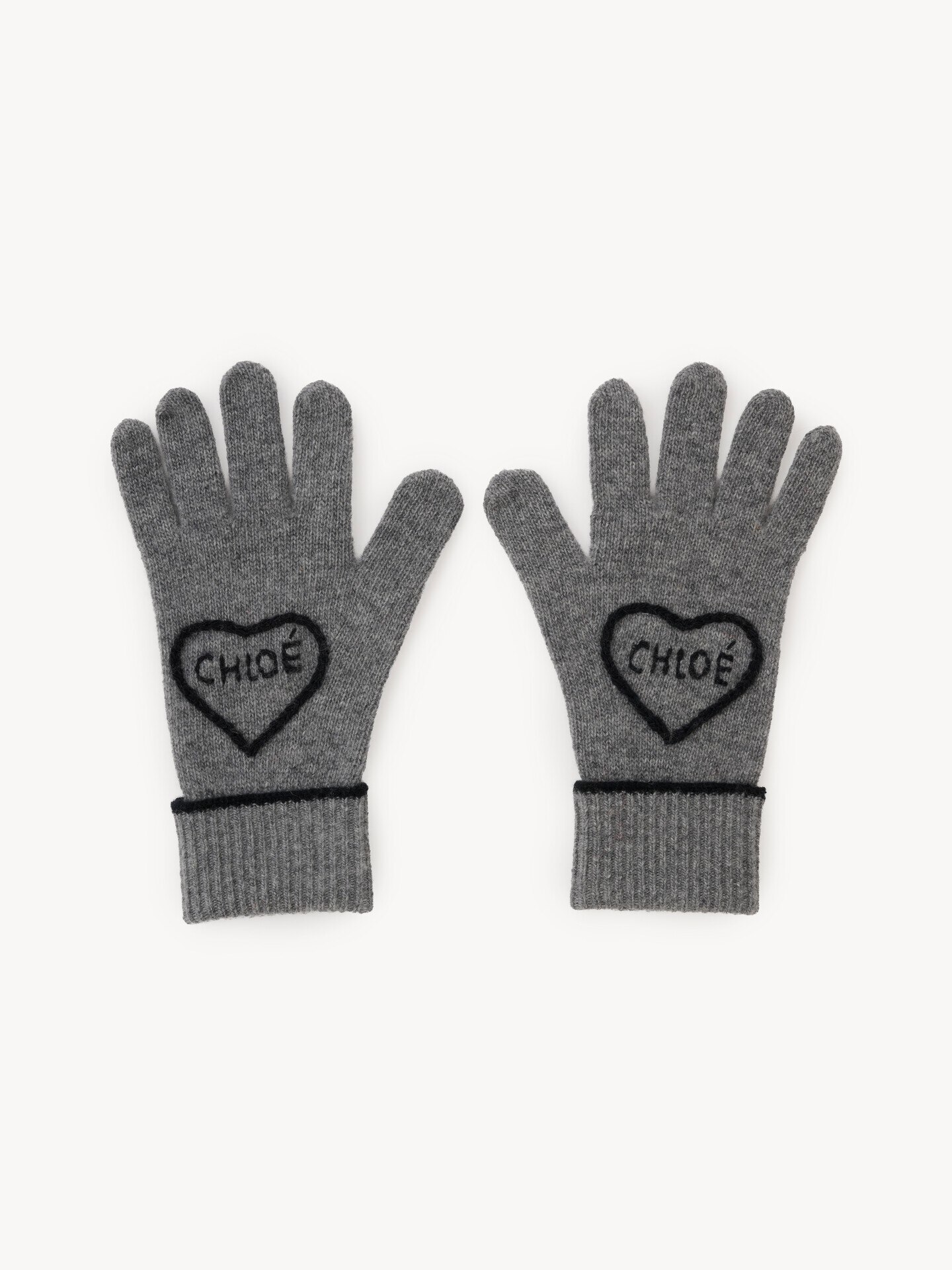The Chlo&eacute; Encoeur gloves in wool & cashmere - 1