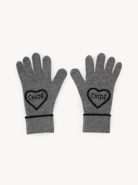 The Chlo&eacute; Encoeur gloves in wool & cashmere